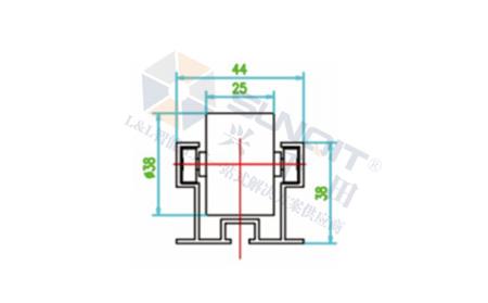 EF-2044 档边滑轮滑轨