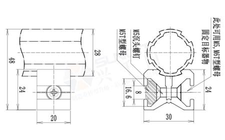 镶嵌接头尺寸图