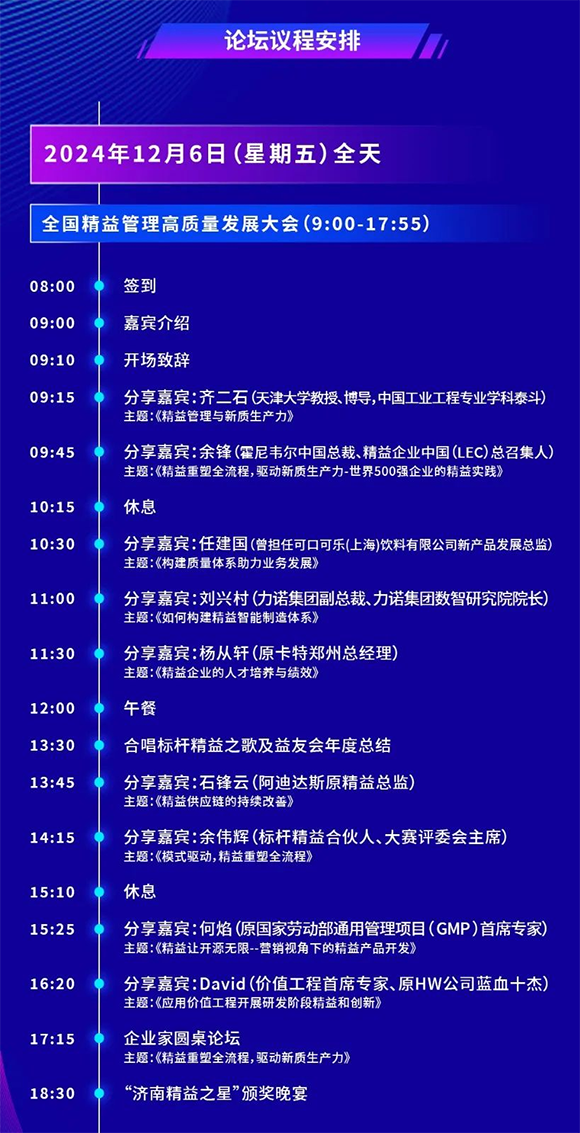 第8届标杆精益改善大赛暨中国精益管理高质量发展大会5